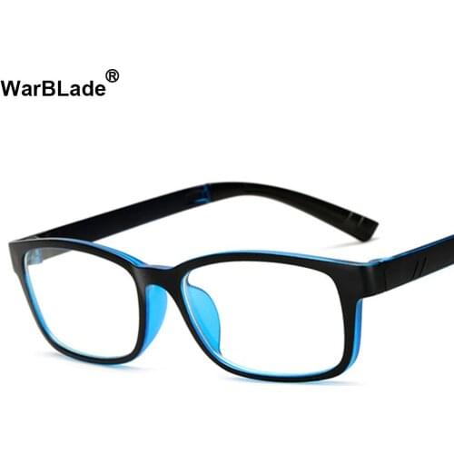 2021 Computer Glasses Men Women Square Anti Blue Light Radiation Coating Film Tinted 0 Degree Clear Lens For Work Home Gaming