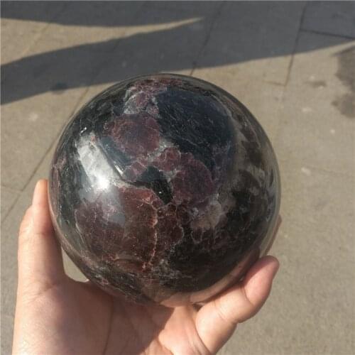 60-65mm Rare beautiful garnet ball crystal ball mineral healing hot