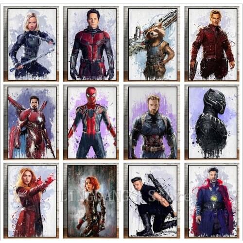 Disney Marvel 5D DIY Diamond Painting Marvel Superhero Avengers Spiderman Iron Man Diamond Embroidery Mosaic Handmade Home Decor