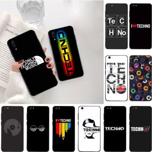 Techno Music Phone Case Cover For Vivo Y91c Y17 Y51 Y67 Y55 Y93 Y81S Y19 V17 vivos5