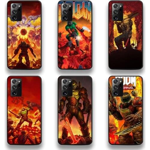 Doom Game Skull Phone Case For Samsung Galaxy Note20 ultra 7 8 9 10 Plus lite M51 M21 M31 J8 2018 Prime