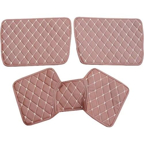 For Mazda CX-5 2015 3PCS PU Leather Car Interior Seat Backrest Anti Kick Pad Car Anti Dirty Mat Armrest Box Protect Pad