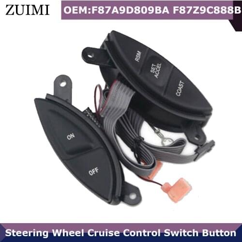 F87Z-9C888-BB Car Steering Wheel Cruise Control Switch Button For Ford Explorer F150/Ranger Mercury Mountaineer 1998-2005