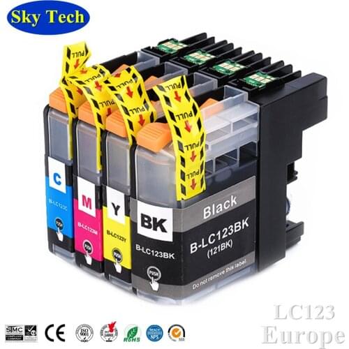 Quality Compatible Ink Cartridge For LC123 LC121 , For Brother J552DW J752DW J152W J172W J470DW J870DW J4410DW J4510DW J4610DW