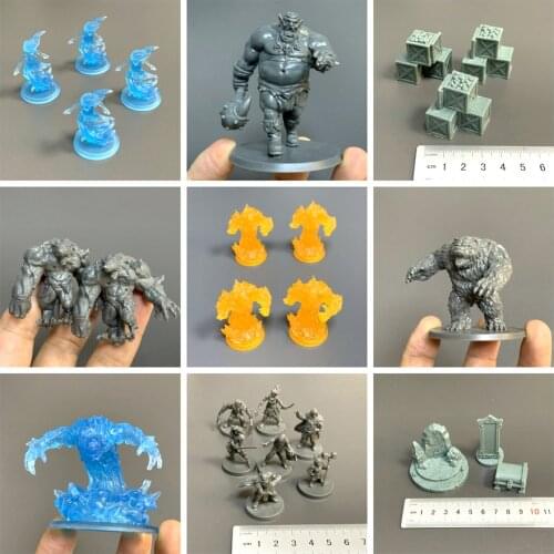 Board Game Miniatures Role Plaing Blacklist Games Fantasy Series 1 Altar Quest Heroes Orge Warriors Thubnails Kickstarter