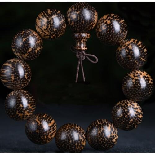 Natural wood, snake scale wood, beaded bracelet, mens bracelet, gift, unique, handicraft, handmade