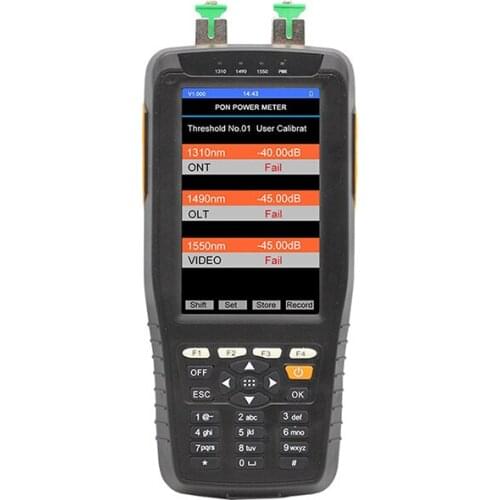 Fiber Tool Multifunction Gpon Onu Olt Optical Pon Power Meter with 1mw 10mw Vfl For Pon System Testing