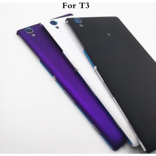 Original Battery Cover For Sony Xperia T3 D5102 D5103 D5106 M50W Rear Door Back Housing With NFC