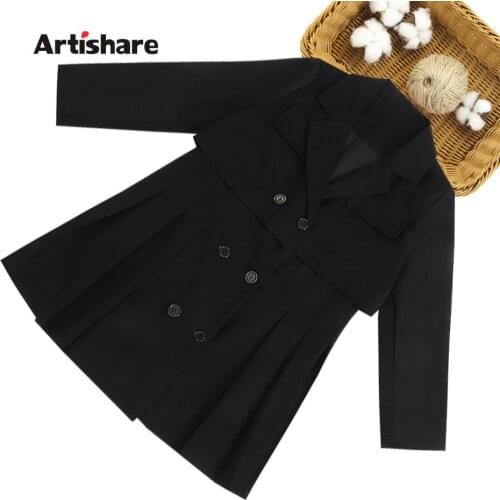 Dress Girl Solid Color Dress For Girl Casual Style Children Dress Spring Autumn Girls Costumes Kids 6 8 10 12 14