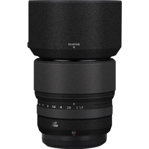 GF80mmF1.7 Premium Decal Skin for FUJIFILM Fujinon GF80mm F1.7 R WR Lens Protector Anti-scratch Cover Film Sticker