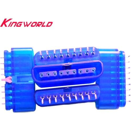 20pcs Blue 9 Pin 90 disgree Female Connector Game Controller Socket Slot for PS2 Console for playstation 2 Accessory