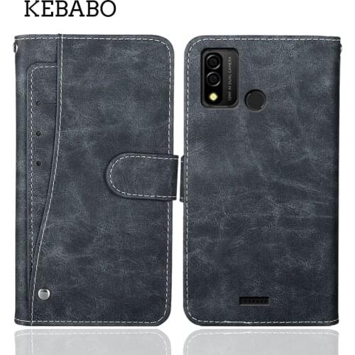 Luxury Wallet BQ 6645L Element Case 6.52" Vintage Flip Leather Business Protective Cover For BQ 6645L Element Case Phone Holder