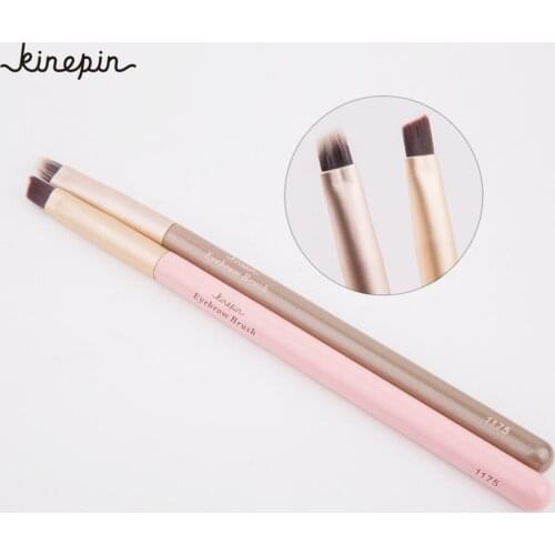 Pink Professional bevel brush Eyeliner Eyebrow Brush Angled Eye Liner Makeup Brush tool tattoo liquid make up eyeliner brushes