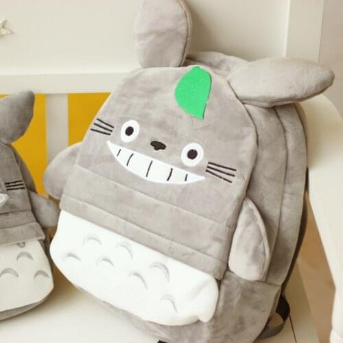 New Arriving Totoro Backpack School Bag for Children Cartoon Bag for Kids Boys Girls Doll Toy Kids Gift