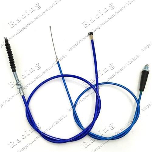 Blue Red Yellow Green Throttle Clutch Cable For Chinese Pit Dirt Motor Bike Motorcycle XR50 CRF50 CRF70 KLX 110 125 SSR TTR BBR