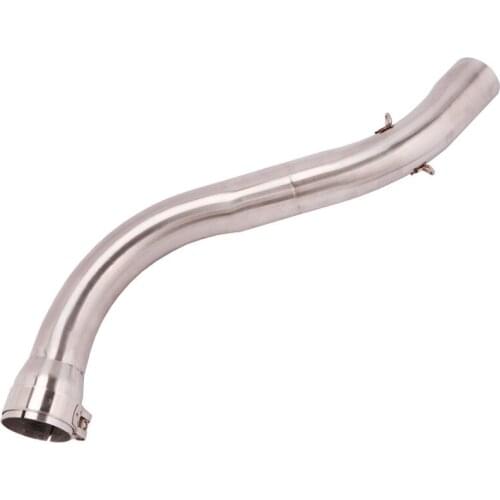 Slip On Motorcycle Exhaust Delete Cat Middle Link Pipe Stainless steel Exhaust System For Benelli 752 All Years
