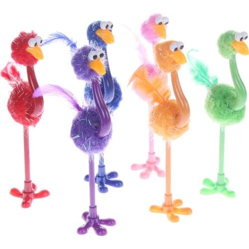 Ostrich Ballpoint pen Student Stationery Random Color Creative Cartoon