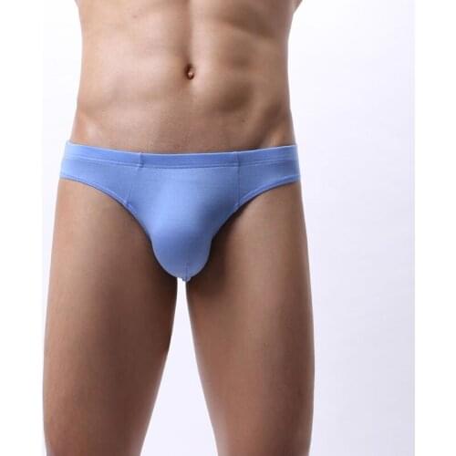 Sexy Men U Convex Pouch G-string Underwear COCK Ring Briefs G-string Smooth Breathable Thongs Low Rise Seamless Plus Size F9