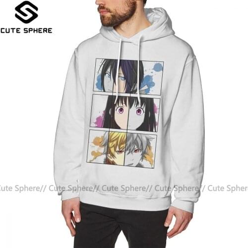 Noragami Hoodie Noragami Hoodies Long Loose Pullover Hoodie Cotton Fashion Grey Autumn Men XXX Hoodies