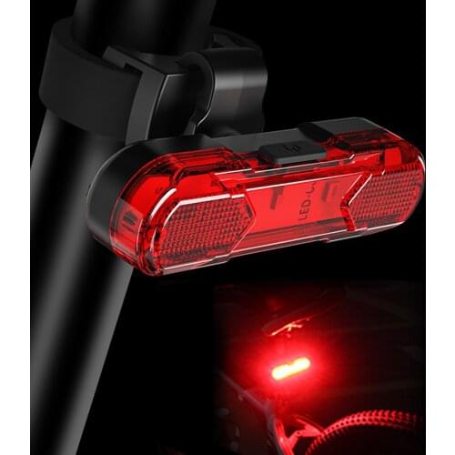 Bicycle Rear Light Waterproof Portable LED Riding MTB Tail Lights USB Rechargeable Mountain Bike Headlight Cycling Light