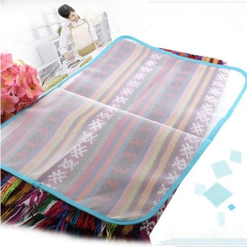 1x Insulating Protective Cover Ironing Pad Mesh For Ironing Board Random Colors Against Pressing Fabric Protector Press Mesh