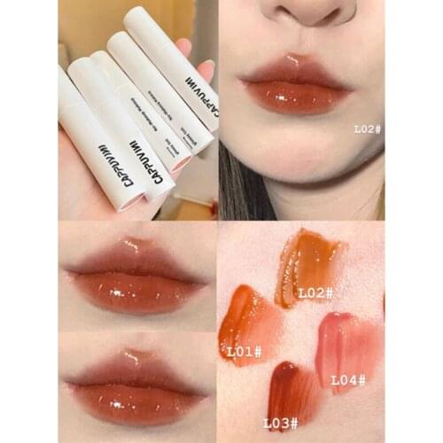 6 Colors Liquid Lip Gloss Waterproof Charm Non-stick 24 Hours Long Lasting Velvet Matte Lipstick Lip Gloss Cosmetic Makeup