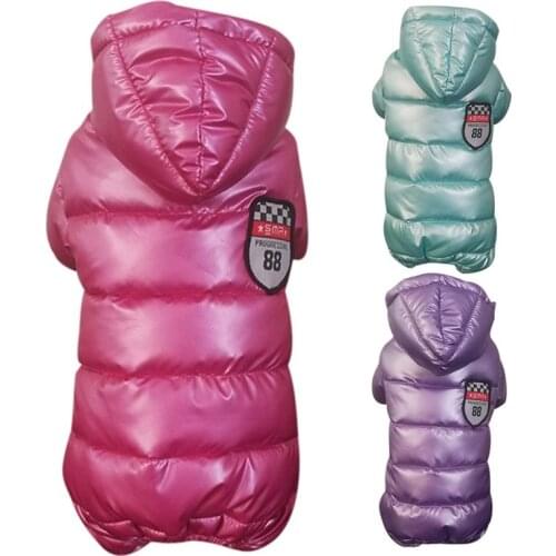 Winter Warm Windproof Clothes For Small Dogs Puppy Pet Dog Coats Waterproof Hooded Dog Jacket Jumpsuits Chihuahua Clothing