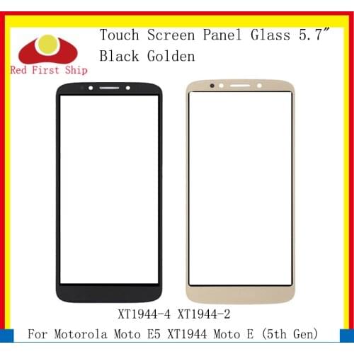 10Pcs/lot Touch Screen For Motorola Moto E5 XT1944 Touch Panel Front Outer LCD Glass Lens XT1944-4 XT1944-2 E5 Replacement