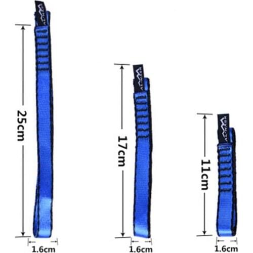 22KN Outdoor Rock Climbing Hiking Nylon Bearing Strap Sling Reinforced Rope Belt