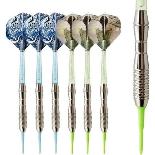 3pcs/set of Darts Set Professional Competition Grade 15g Soft Tip Darts Electronic Dart Needle Plastic Darts Set