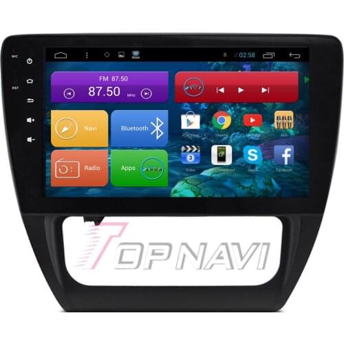 TOPNAVI 10.2'' Quad Core Android 6.0 Car GPS Navigation for VW Sagitar 2015 Autoradio Multimedia Audio Stereo,NO DVD In Dash