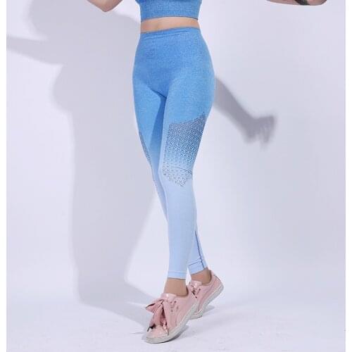 Seamless Sport Yoga High energy Legging Women Workout Fitness Jogging Running Pants Gym Tights Stretch Sportswear