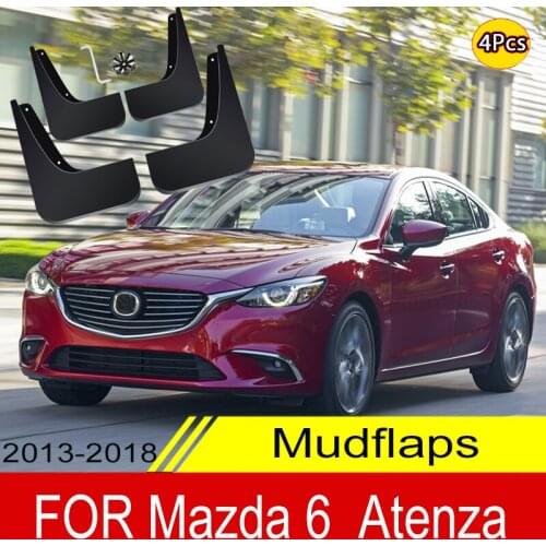 Mud Flaps For Mazda 6 GJ GL Atenza 2013-2018 2019 Mudflaps Splash Guards Mud Flap Mudguard Fender Car Accessories 4Pcs