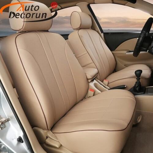 AutoDecorun Dedicated PU leather Cover Seat for Land Rover Range Rover Velar Car Seat Covers Set Seat Cushion Supports Protector
