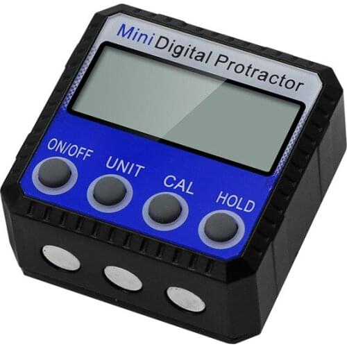 Digital Protractor Inclinometer Level Box Waterproof Angle Finder Measure Bevel Box Goniometer Magnet Gauge Ruler