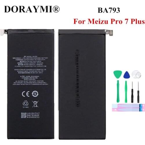 Аккумуляторы для телефонов Meizu PRO 7 Plus Doraymi China At AliExpress