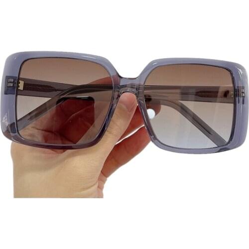 Brand Design Square Sunglassses For Women Men Acetate Frame Mirror Gradient UV400 Lens Eyewear Oculos De Sol Feminino