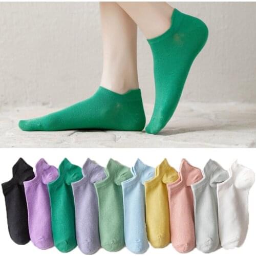 Summer Low Tube Korean Style Women Socks Japanese Fashion Asakuchi Breathable Designer Luxury Cool Socks Set Brand Dames Sokken