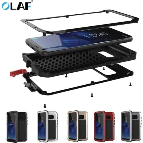 OLAF Rugged Armor Phone Case For Samsung Galaxy S9 S8 Plus Hard PC Shockproof Case For Samsung S5 S6 S7 Edge Note 4 5 8 9 Cases