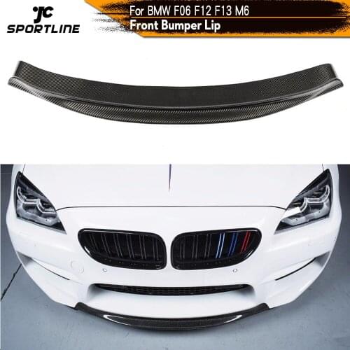 Carbon Fiber Front Bumper Lip Spoiler Splitters for BMW 6 Series F12 F13 F06 M6 2013 - 2018 Front Bumper Lip Spoiler