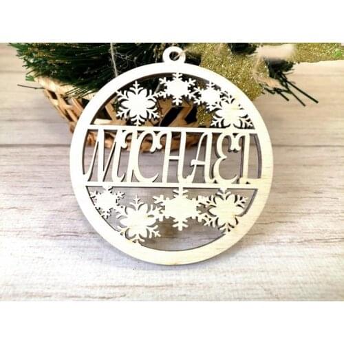 Personalized name ornaments Custom christmas ornament, Personalized First Name Ornament, Christmas Ornament, Wood Ornament, Lase