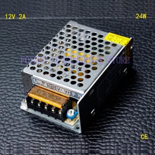 High quality power adapter 12V 2A 24W Switching Power Supply Driver for LED display billboard industrial equipment