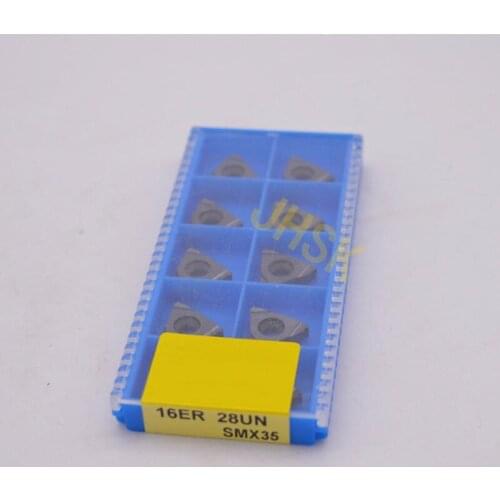 10pcs 16ER 28UN SMX35 Carbide Insert For Threading Turning Tool Boring BAR