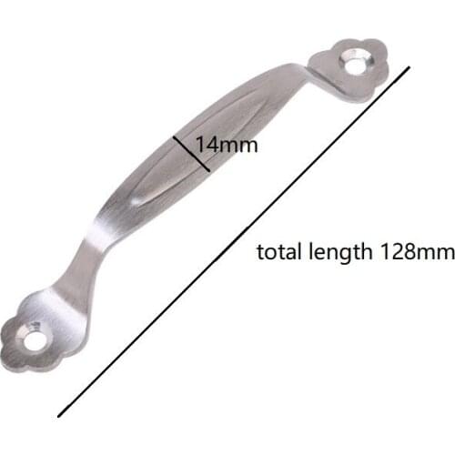 10pcs/lot Cupboard Knob Drawer Pulls Kitchen Cabinet Knobs Stainless Steel Door Handles