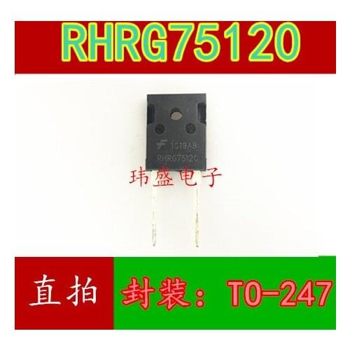 10pcs RHRG75120 1200V