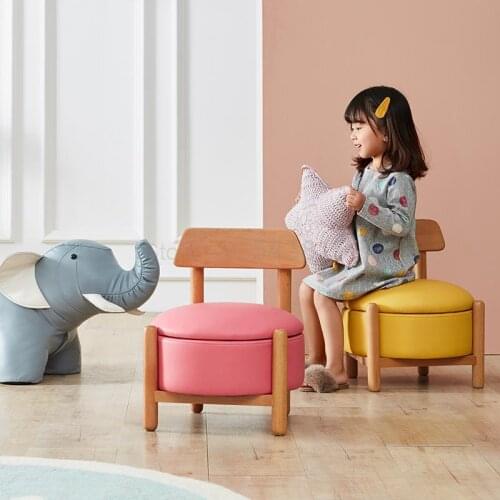 1000 Solid wood home stool baby sofa stool cute children stool round small bench