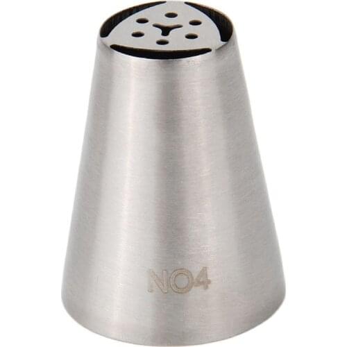 30pcs/lot)Free Shipping FDA High Quality Stainless Steel Cake Decorating Russian Twist Flower Icing Nozzle #NO4