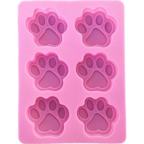 30Pcs Cookie Baking Molds Dog Paw Silicone Mold Cake Decorating Tools Cookie Cutter Pastry Accessory Kitchen Accessoriess