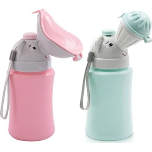 500ML Baby Portable Urinal Toilet Boy Girl Cars Travel Supplies Potty Training 1pc
