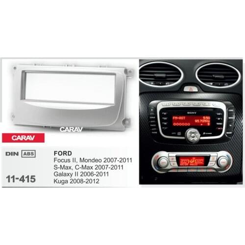 CARAV 11-415 Top Quality Radio Fascia for FORD Focus II, Mondeo, S-Max, C-Max Stereo Fascia Dash CD Trim Installation Kit